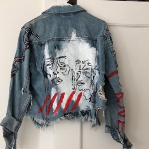 denim jacket personalized.